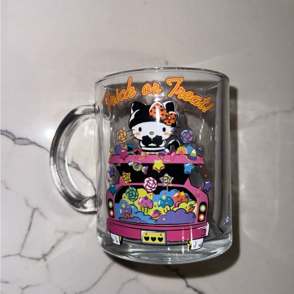 Hello Kitty Trick or Treat Clear Mug